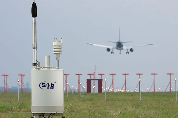 机场气象站风速风向噪音在线监测跟踪对附近社区环境噪音空气质量