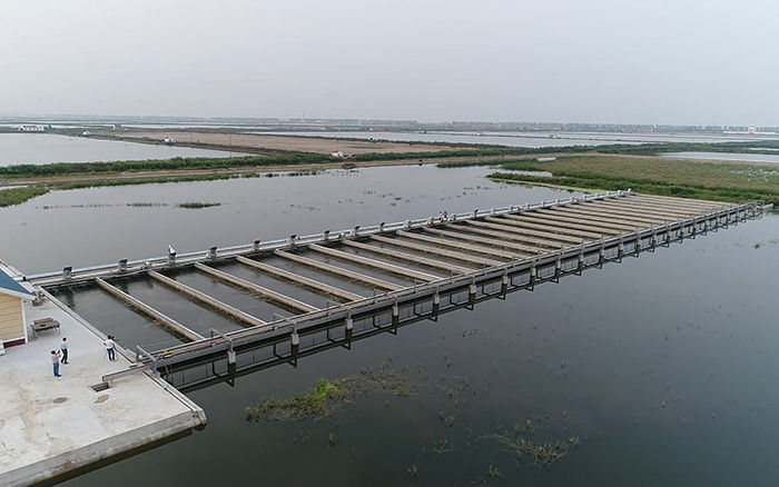 美丽乡村河道水质监测自清洗系统